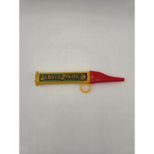 Vintage West Germany Scherz Pfeife Joke Whistle Alligator Pop Out Novelty Toy